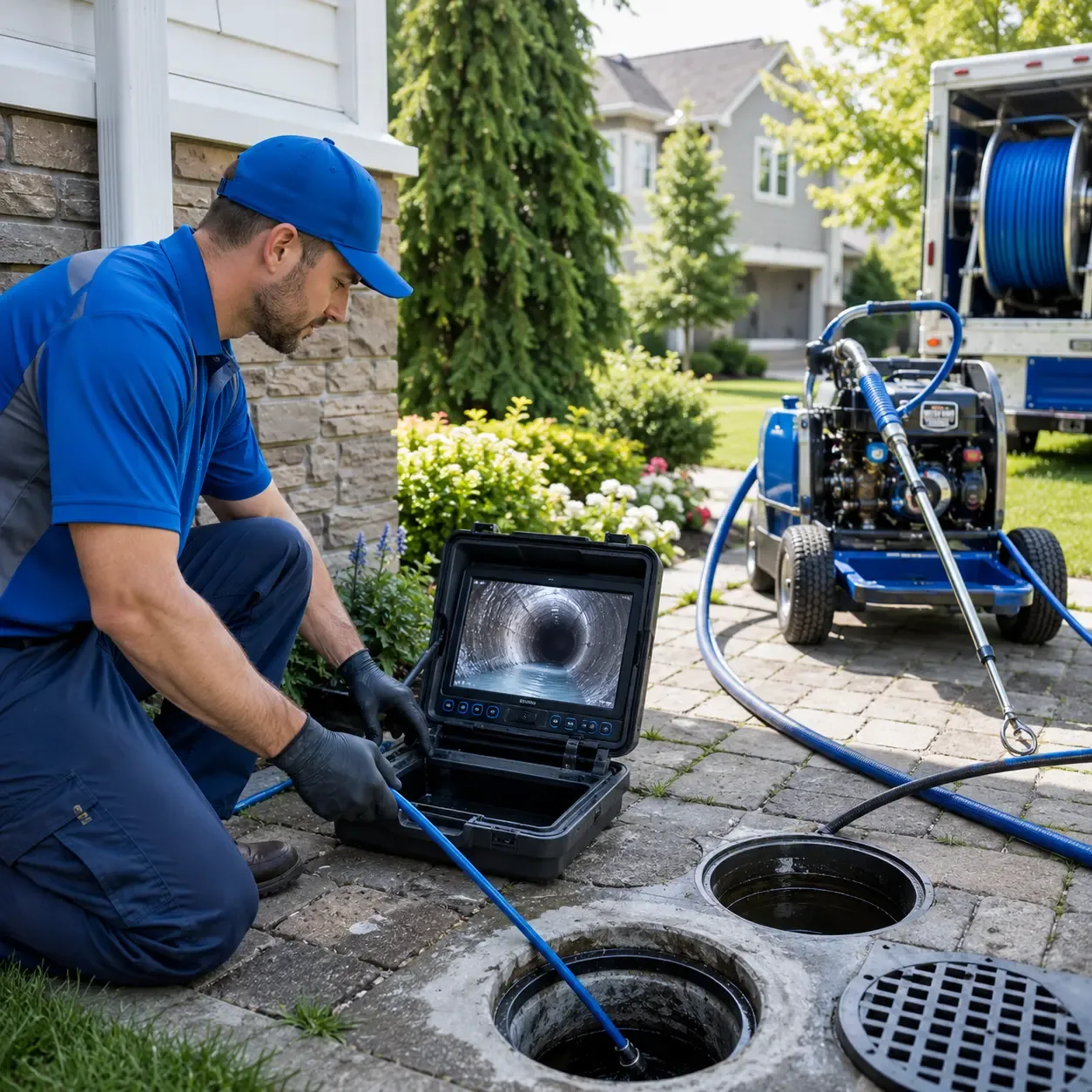 Outdoor drain cleaning professionals serving Fox, OK